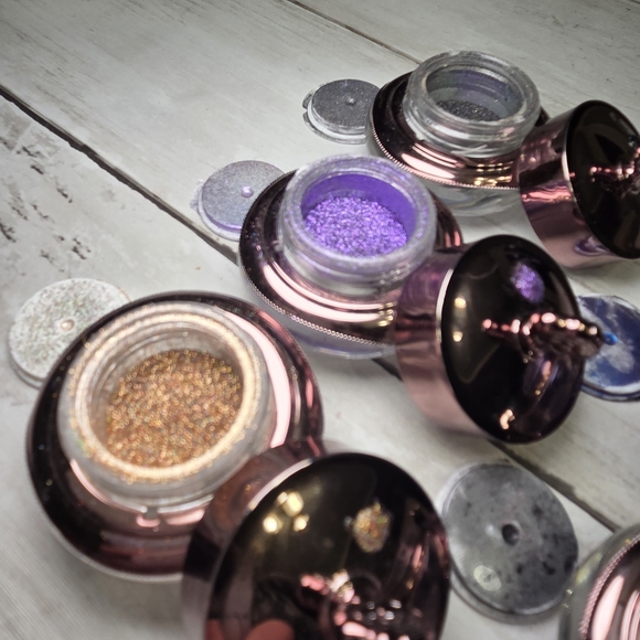 Sistaco Mineral Bond Nail Powder Set - Black, Blue, Gold, Purple - Picture 4 of 11